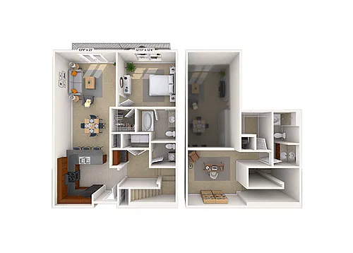 Floor plan Oakdale w/Loft