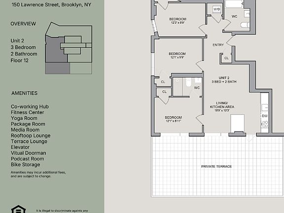 2nd image of 150 Lawrence St #12002