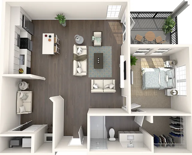 A3.0 | One Bed, One Bath + Den A3.0 | One Bed, One Bath + Den