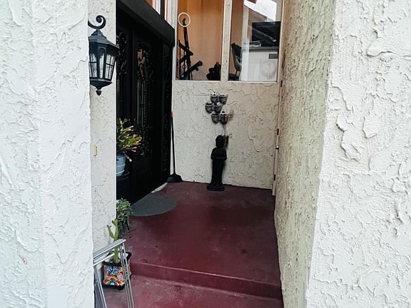 Walkup to front door