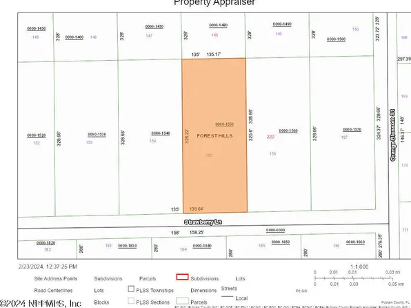 XX STRAWBERRY Lane, Pomona Park, FL 32181