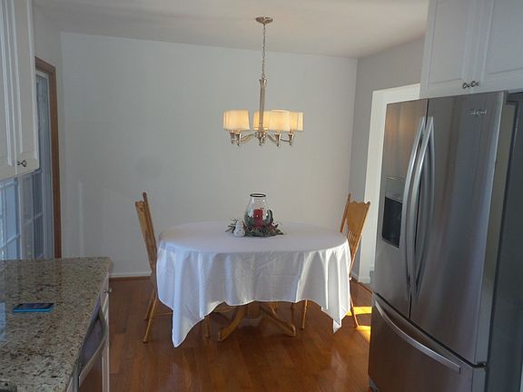 Dining area/wood floors