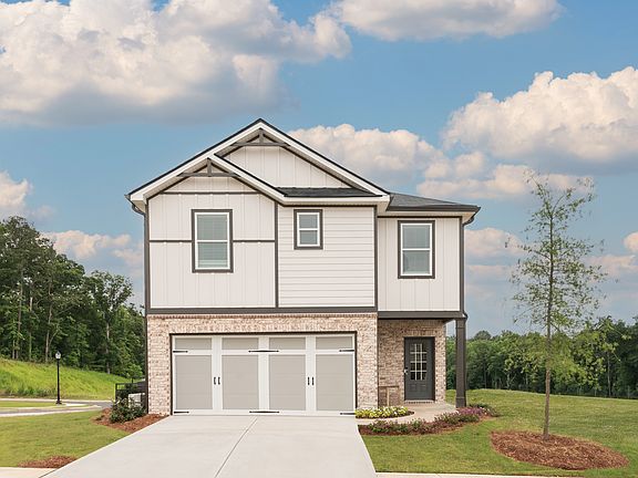 The Dallas floorplan with the Elemental White interior packages modeled at Hawthorne Station