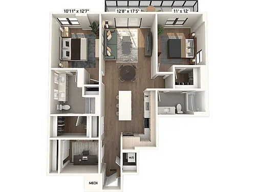 Floor plan B11-D-Scheme2