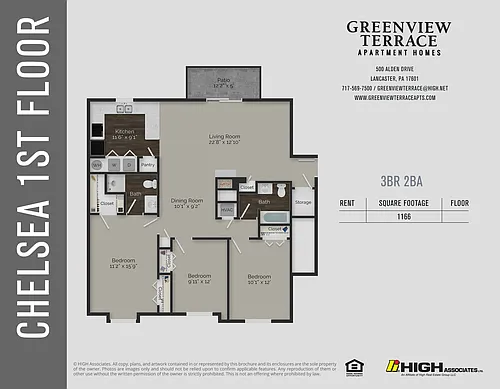 Floor plan The Chelsea