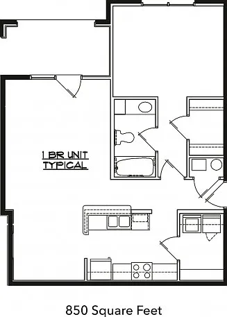 1 Bedroom 1 Bath 1 Bedroom 1 Bath