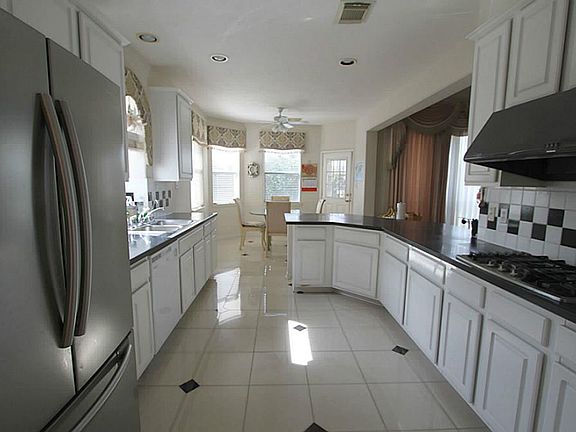 Spacious kitchen.