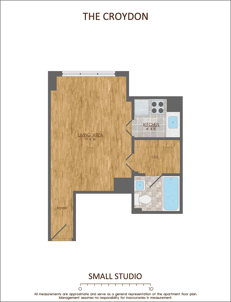 Floor plan Studio - Tier 14