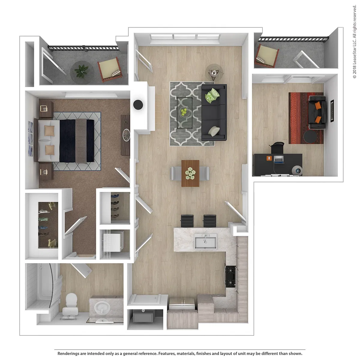 Floor plan 1 Bed 1 Bath +