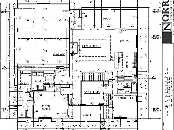 Upper level floor plan