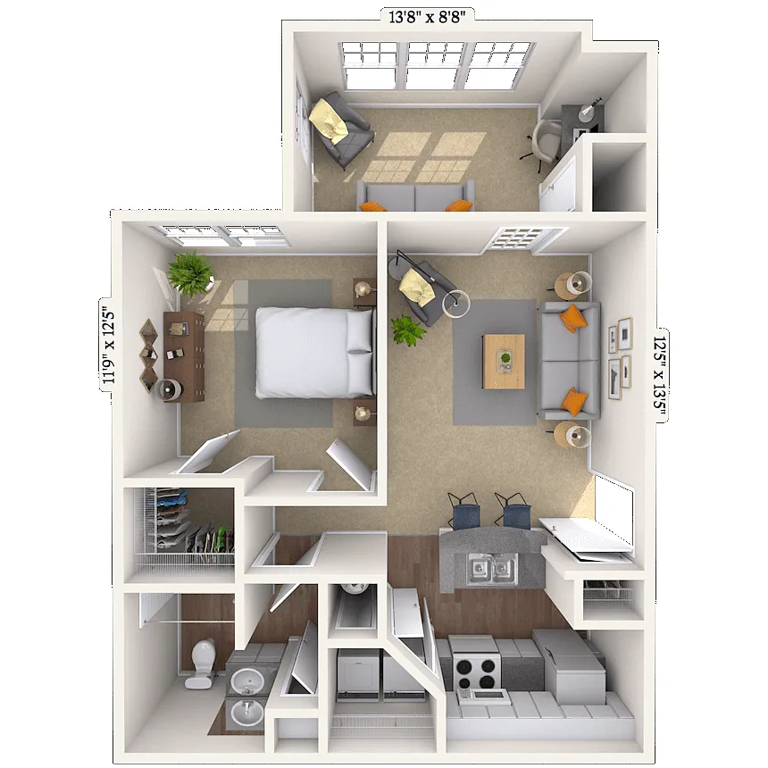 Floor plan Montego