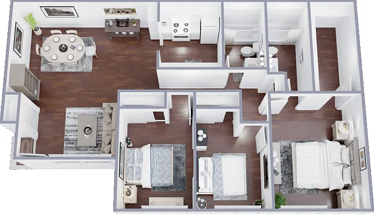 Plan C Floorplan Diagram