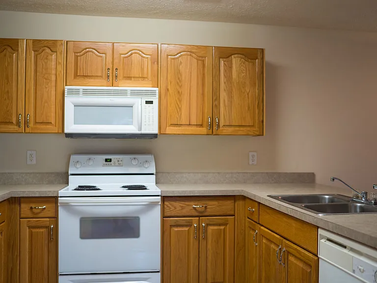 There are built-in kitchen appliances inside your kitchen at Karen Lake