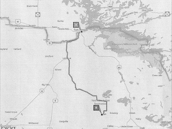 Bing Driving Map 1