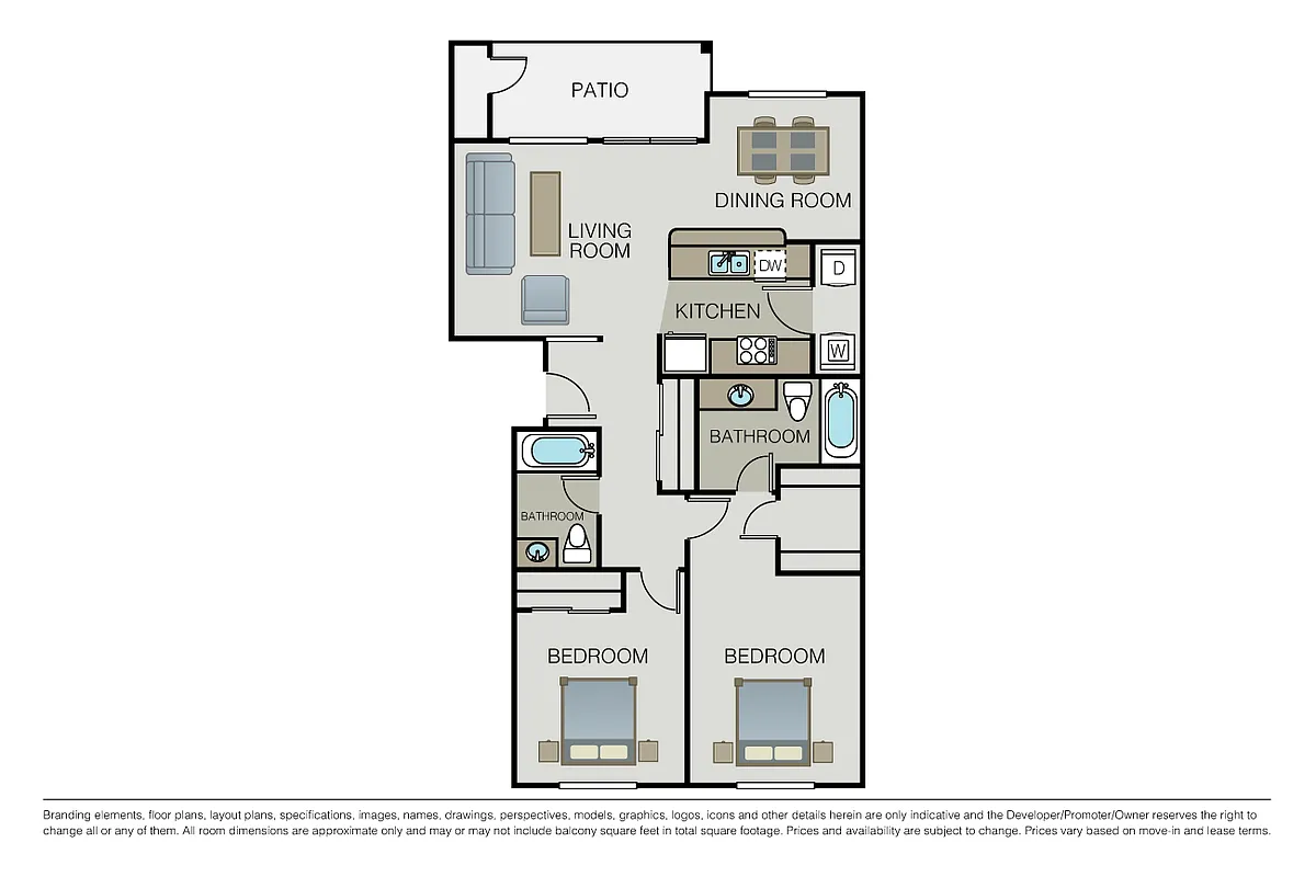 Floor plan Plan 2B
