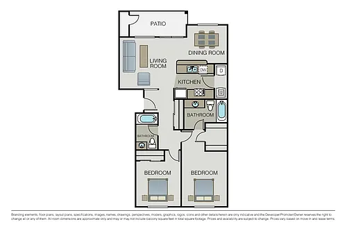 Floor plan Plan 2B