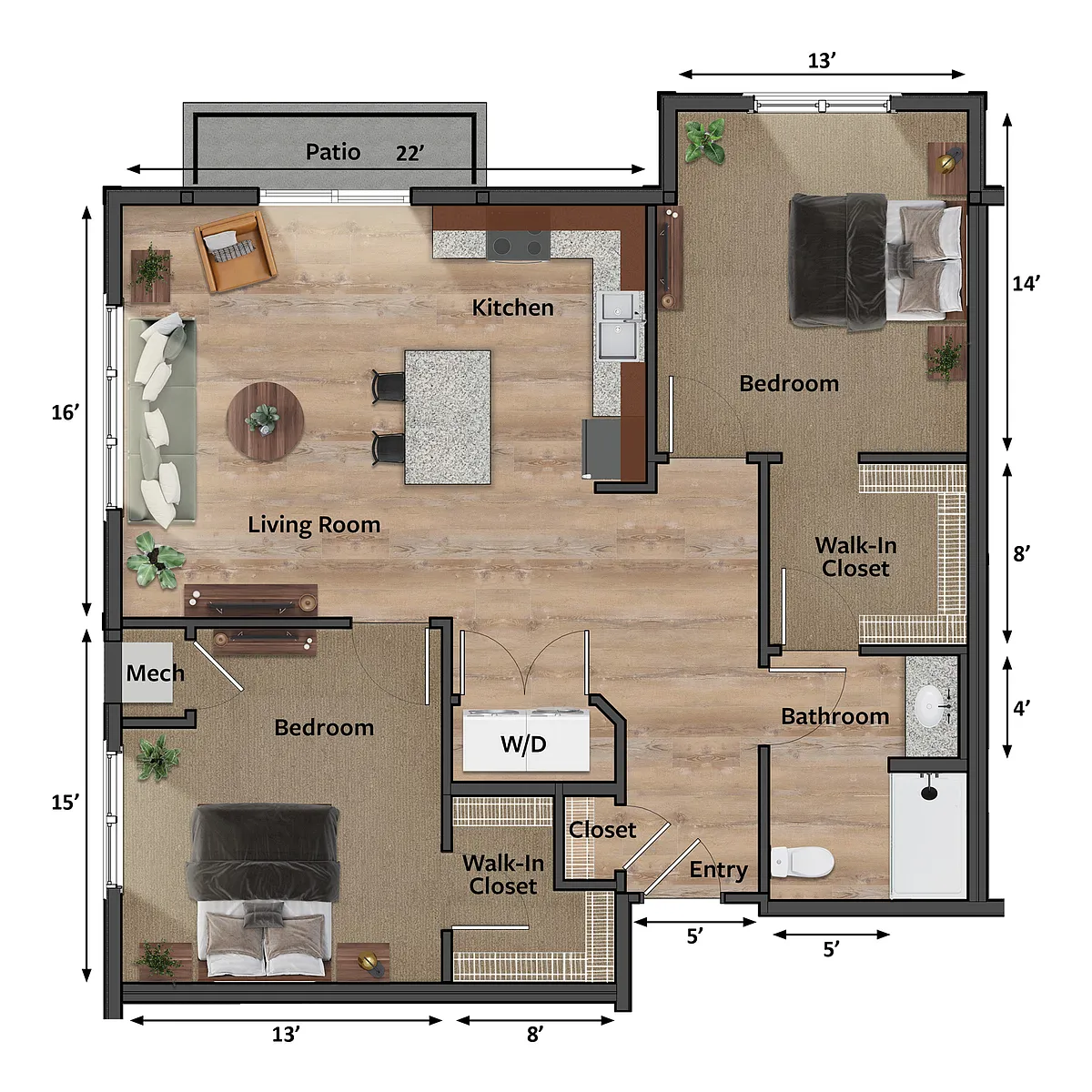 Floor plan Silverbell (D2)