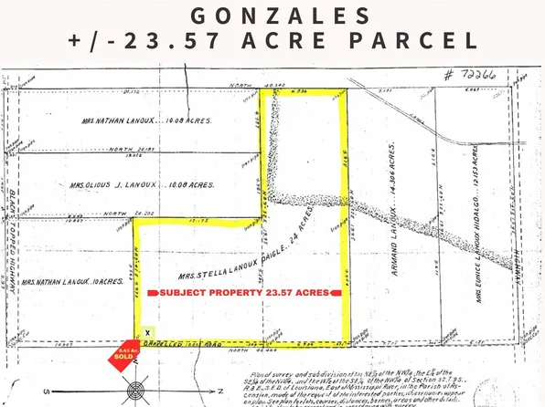 S Lanoux Ave, Gonzales, LA 70737