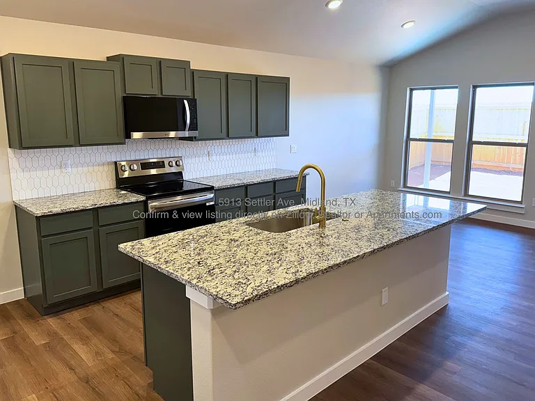 Kitchen Island and Dining Room