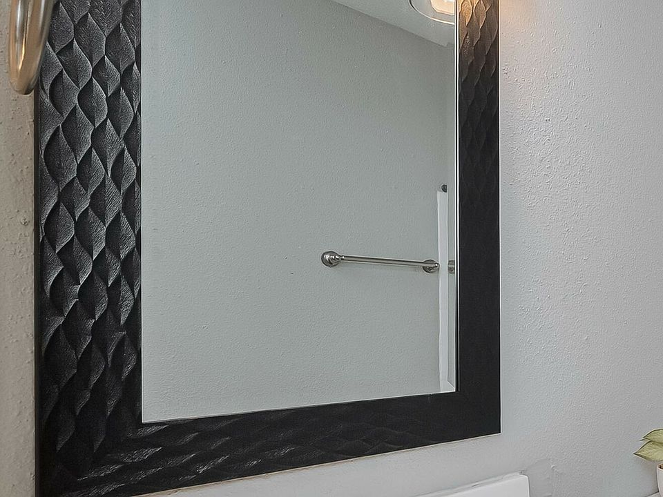 Bathroom with custom mirrors