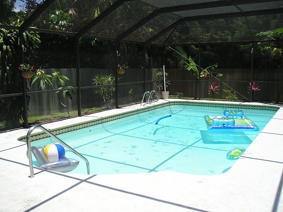 Caged Heated Pool 