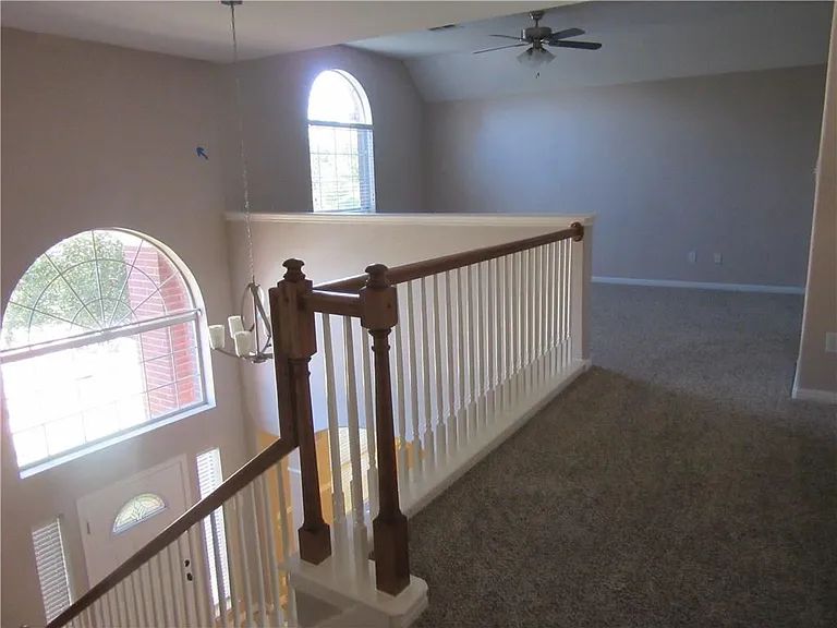 second floor walkway in play/ game room area