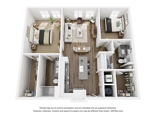 Floor plan Sawyer