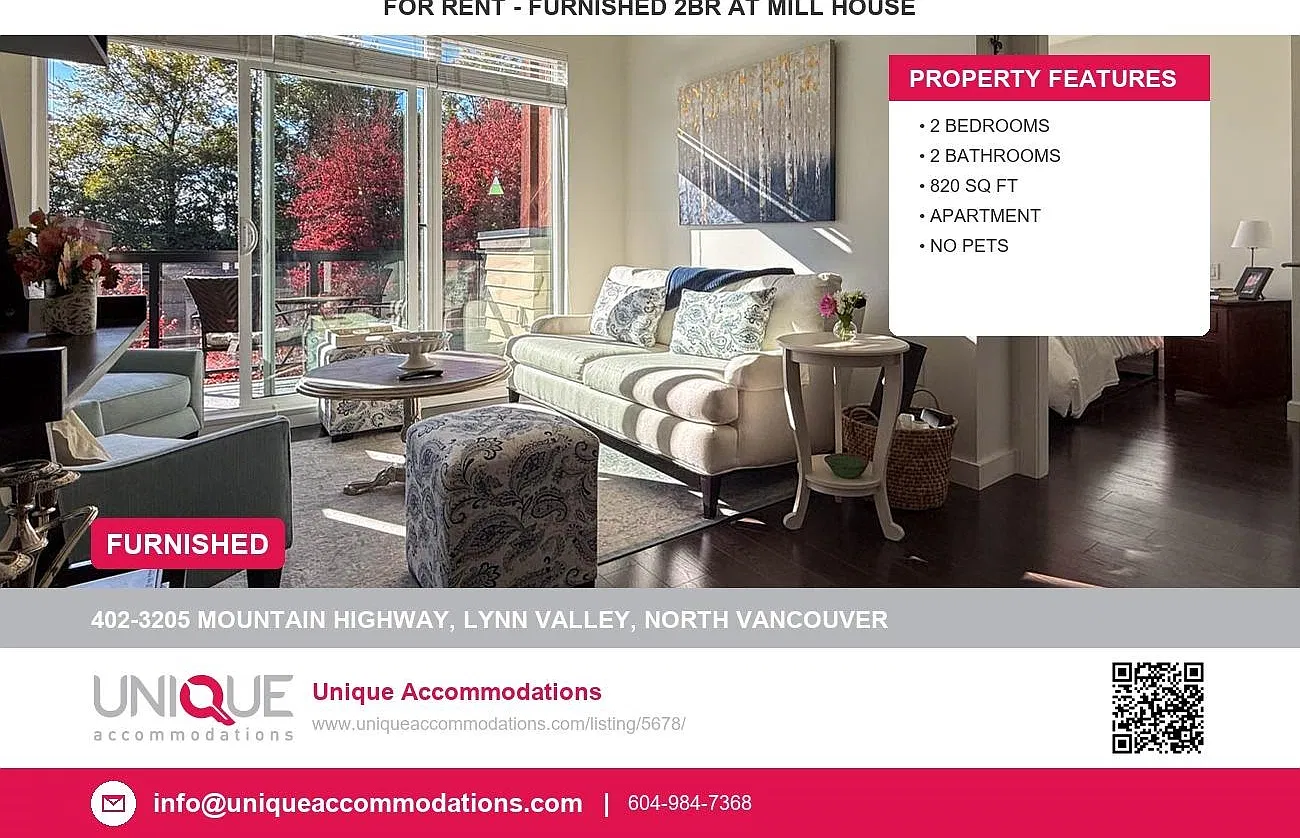 2 bed, 820 sqft, $4,200 — Photo 1