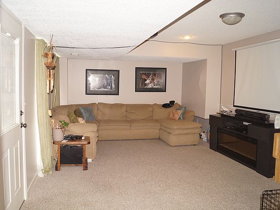Large basement with walkout to backyard.