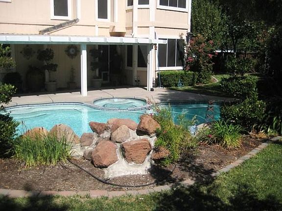Inground pool and spa