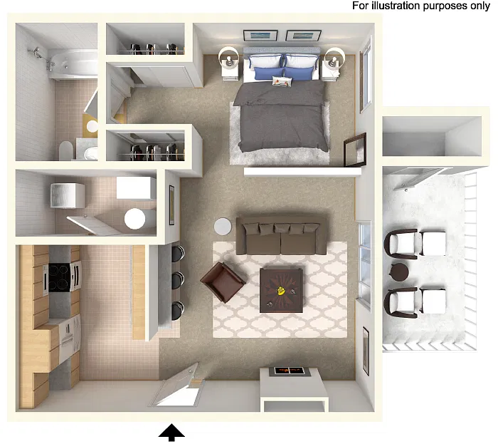 Floor plan STUDIO