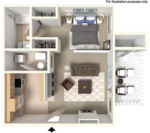 Floor plan STUDIO