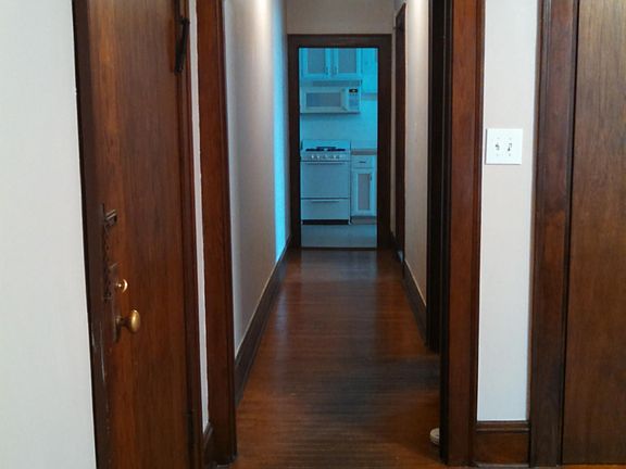 Hallway from Living room to Kitchen