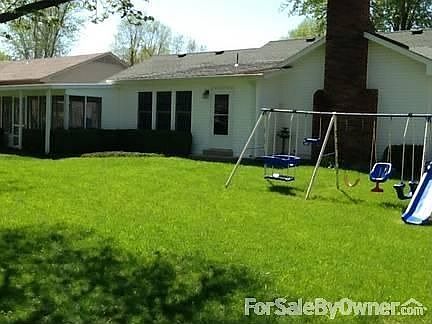 Beautifully landscaped backyard