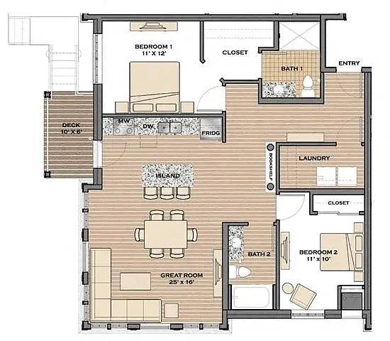 Floor plan The Crossing