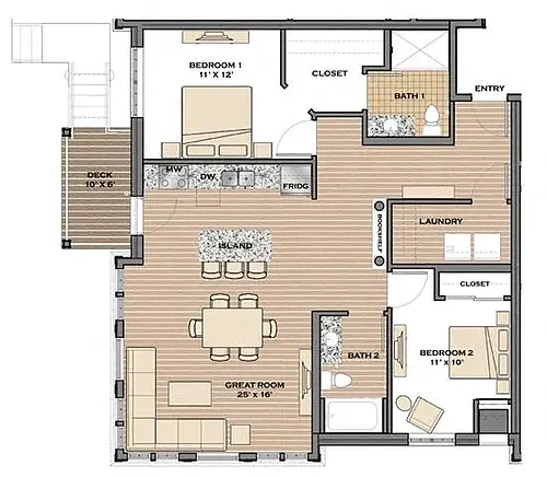 Floor plan The Crossing