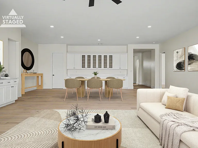 Staged Great Room + Formal Dining