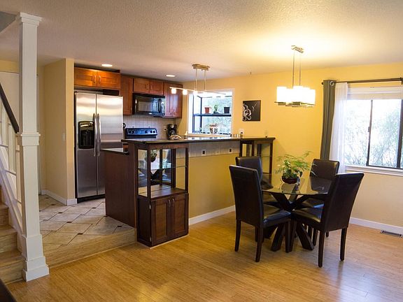 Open dining room