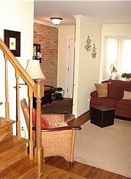 View into living room