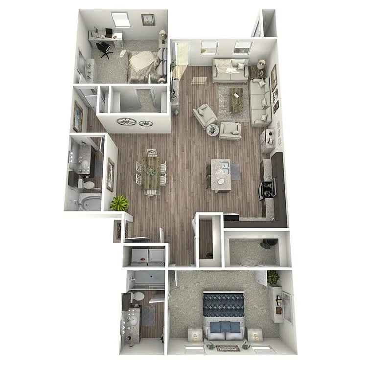 Floor plan B3