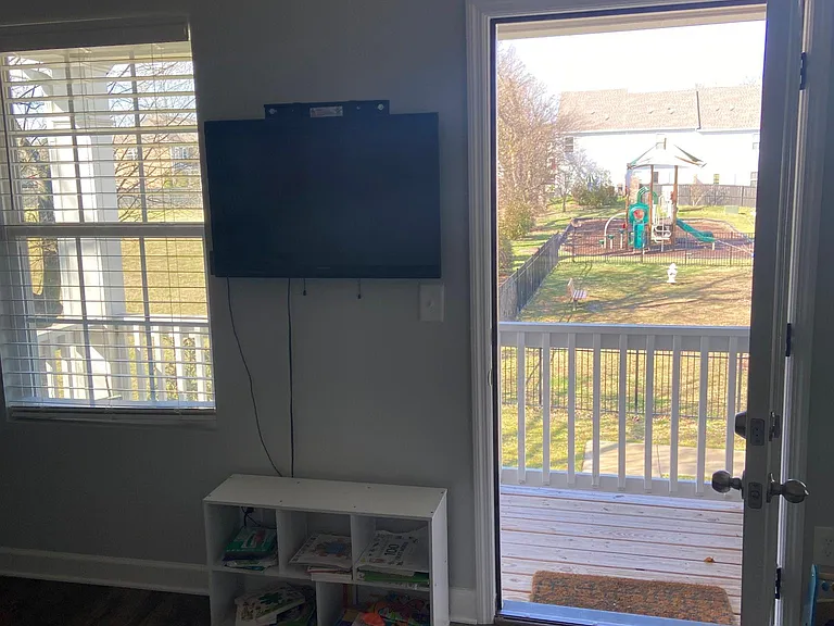 Top floor balcony