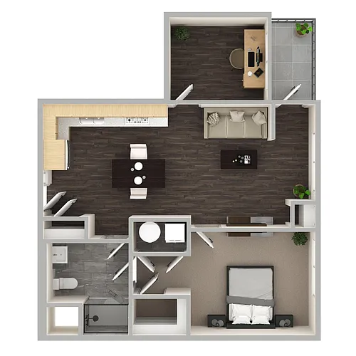 Floor plan The Hickory