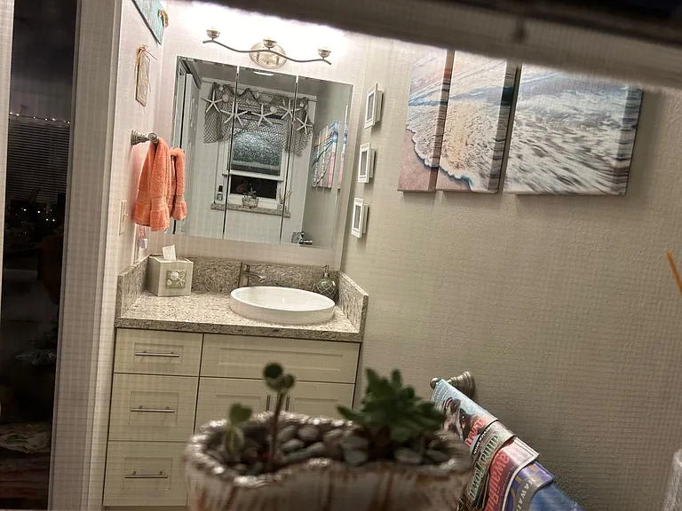 First floor powder room
