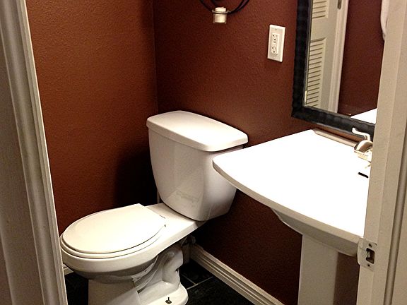 Half Bathroom w/ Slate tile