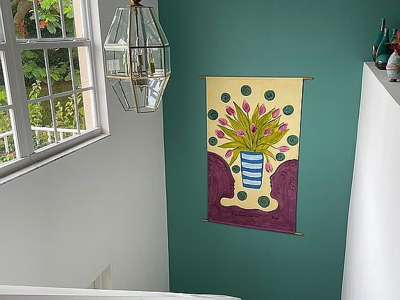 Stairwell to living space