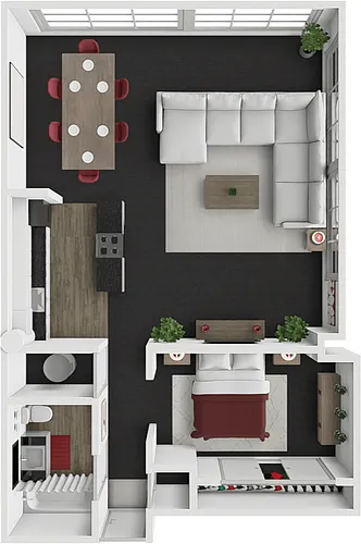 Floor plan B A6