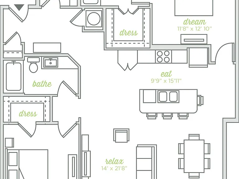B1 floor plan River House (TN)