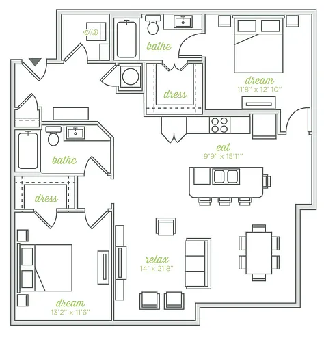Floor plan B1