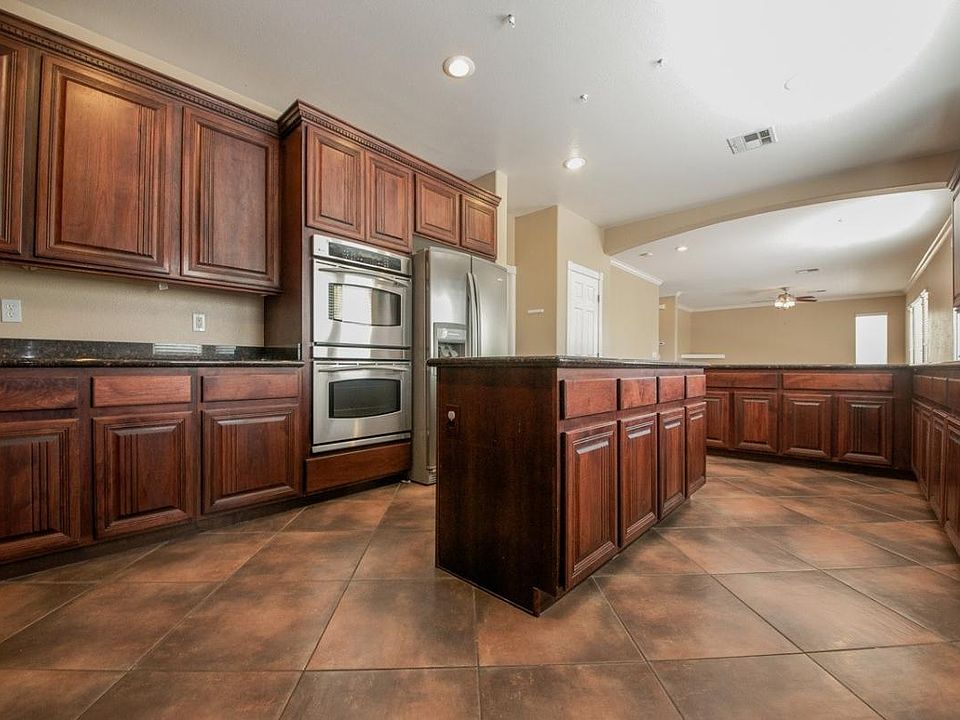 Large island allows ample space for prep work in the kitchen