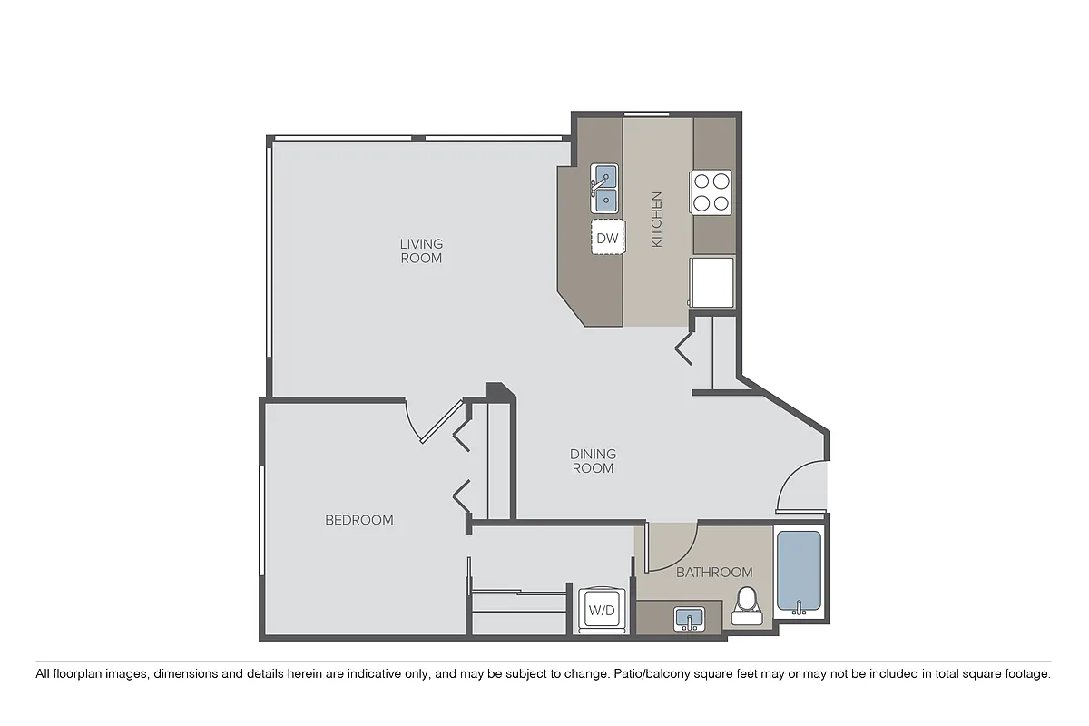 Floor plan Plan 1B